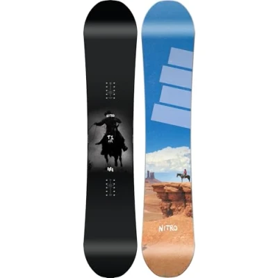 Abbildung von Nitro Snowboards Herren T1 Wide Board &#039;25, Freestyleboard, Twin, Cam Out Camber, Park, 152w