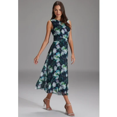 Abbildung von Swing Freizeitkleid Navy multi, Damen, Größe: 48, multi