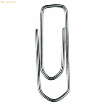 Abbildung von 10 x Alco Briefklammer Stahl verzinkt 26mm VE=125 Stück