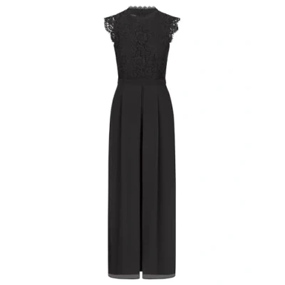 Abbildung von APART Overall mit Spitzenoberteil und aus hochwertigem Material, schwarz, 44