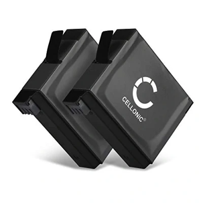 Abbildung von CELLONIC 2X AHDBT 401,335 06532 000 Akku kompatibel mit GoPro Hero 4, 4 Plus, Black, Silver 3.8V 1160mAh