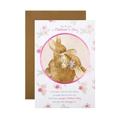 Abbildung von Hallmark Muttertagskarte niedliches Country Begleiter Design, mehrfarbig