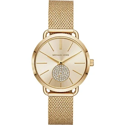 Abbildung von Michael Kors Portia Uhr goldcoloured, Damen, Größe: One Size, Gold coloured