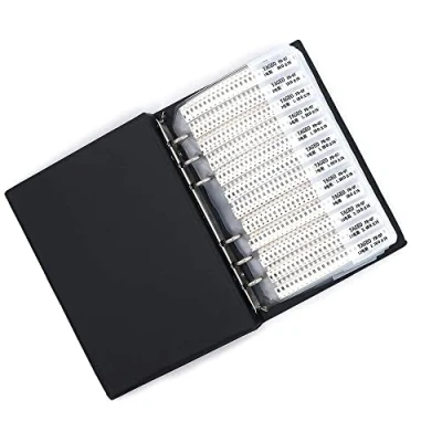 Abbildung von Fasizi 1 % 1206 SMD Widerstand, sortierte Ordner (0 Ohm 10 m Ohm), 170 Wert x 50 Stück = 8500