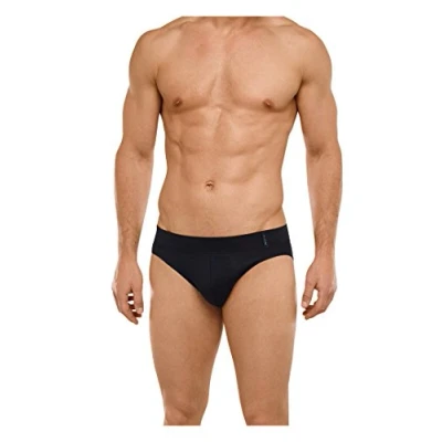 Abbildung von Schiesser Herren Atmungsaktiv Und Weich Long Life Soft Slip, Blauschwarz_149044, M EU