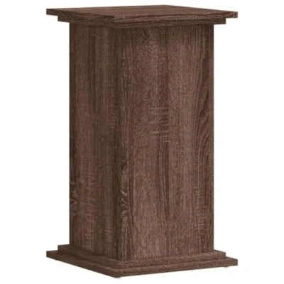 Abbildung von vidaXL Blumenständer Pflanzenständer Braun Eichen Optik 33x33x60 cm Holzwerkstoff (1 St)