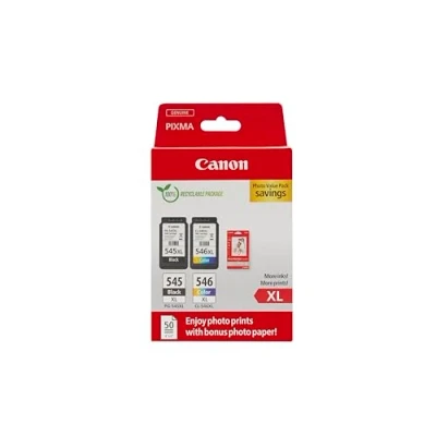 Abbildung von Canon PG 545XL/CL 546XL + Photo Value Pack Tintenpatrone (Packung, 2 tlg)