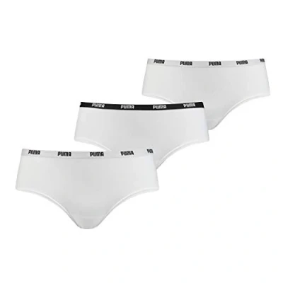 Abbildung von Puma Hipster 3 PACK Slip, Damen, Größe: XS, White