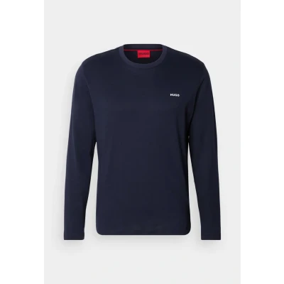 Abbildung von HUGO Derol Langarmshirt, Herren, Größe: XS, Dark blue