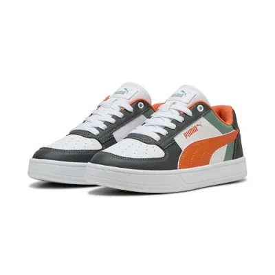Abbildung von PUMA CAVEN 2.0 Block JR Sneaker, Green Moon Maple Syrup White, 38 EU