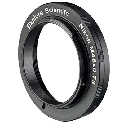 Abbildung von Explore Scientific Kamera Adapter M48 kompatibel mit Nikon