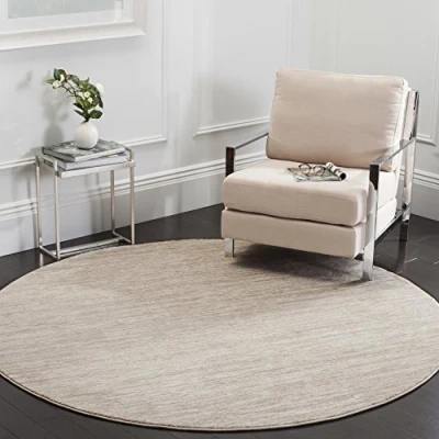 Abbildung von Safavieh Modern Teppich für Wohnzimmer, Esszimmer, Schlafzimmer Vision Collection, Kurzer Flor, Creme, 200 X cm