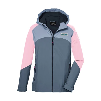 Abbildung von killtec Mädchen Funktionsjacke ist wasserdicht/Regenjacke mit Kapuze KOS 150 GRLS JCKT, oliv, 152, 43019 000