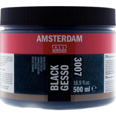 Abbildung von Amsterdam Schwarzer Gips 3007 Glas 500 ml