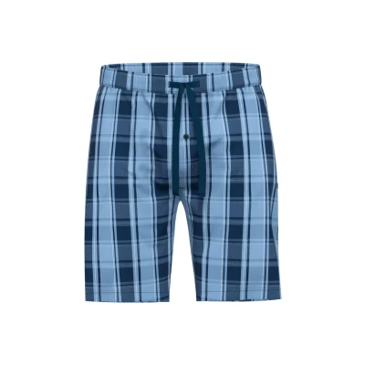 Abbildung von TOM Tailor Bermuda Nachtwäsche Hose, Herren, Größe: 50, Blau mittel karo
