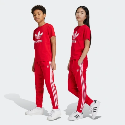 Abbildung von adidas Originals Jogginghose für Kinder, Größe: 128, Better scarlet