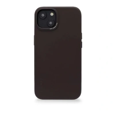 Abbildung von Decoded Schutzhülle aus Leder für iPhone 14 Plus Kompatibel mit MagSafe (braun)