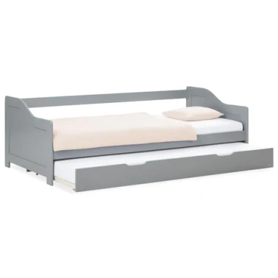 Abbildung von Homestyle4u Holzbett 90x200 Kinderbett Ausziehbett Kojenbett