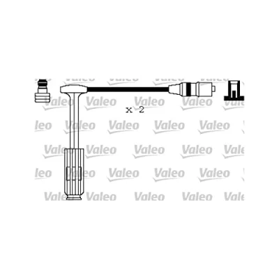 Abbildung von VALEO 346145 Zündkabelsatz MERCEDES BENZ: C Klasse Limousine, E ML