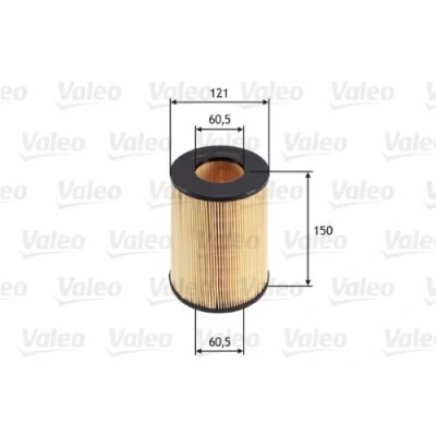 Abbildung von VALEO 585659 Luftfilter 151 121 Filtereinsatz MERCEDES BENZ: A Klasse, Vaneo