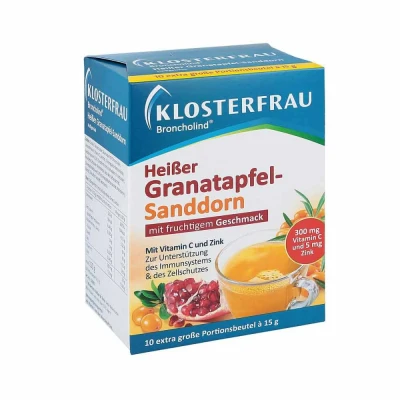 Abbildung von Klosterfrau Broncholind Heisser Granatapfel sandd.