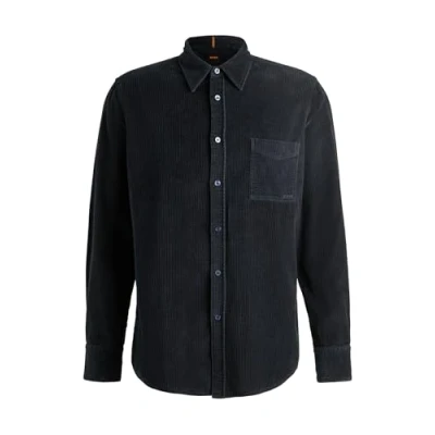 Abbildung von BOSS Relegant Hemd, Herren, Größe: Small, Dark blue