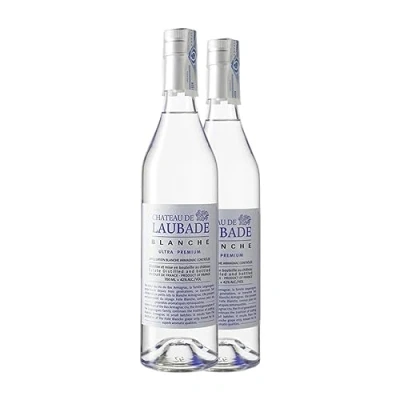 Abbildung von Armagnac Château de Laubade Blanche Ultra Premium Bas 70 cl (Schachtel mit 2 Flaschen von cl)