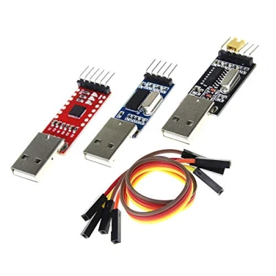 Abbildung von TECNOULAB 3 Stück USB zu TTL Modul, 1 PL2303 + CP2102 CH340G UART Modul