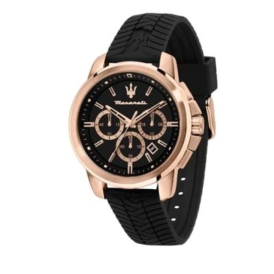 Abbildung von Maserati Successo Chronograph Rose goldcoloured, Damen, Größe: One Size, gold coloured