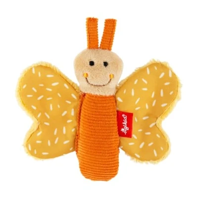 Abbildung von sigikid Greifling Schmetterling Activity Kuscheltier für Kinder, Größe: One Size, Gelb