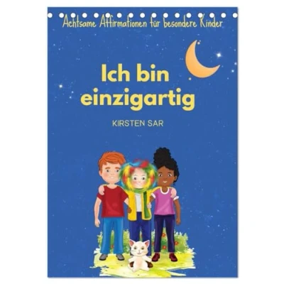 Abbildung von Ich bin einzigartig Achtsame Affirmationen für besondere Kinder (Tischkalender 2025 DIN A5 hoch), CALVENDO Monatskalender