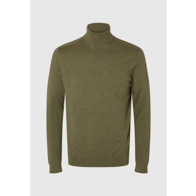 Abbildung von Selected Homme Strickpullover, Herren, Größe: Small, Khaki