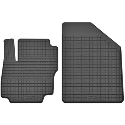 Abbildung von 2 Stück Gummifußmatten Vorne kompatibel mit Ford Focus III mk3 2010 2018 ideal angepasst