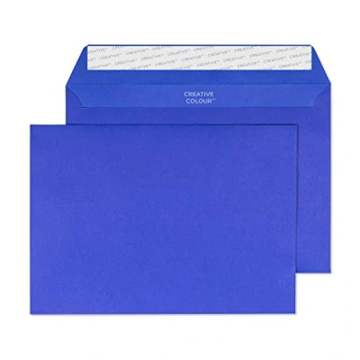 Abbildung von Blake Creative Colour 343 Briefumschläge Haftklebung Persisch Blau C5 162 x 229 mm 120g/m² 500 Stück