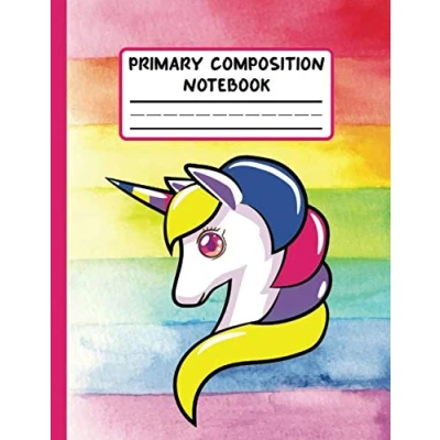 Abbildung von Primary Composition notebook: Half Page Lined Paper with Drawing Space, Learn To Write and Draw Journal (Journals for girls), 100 pages.