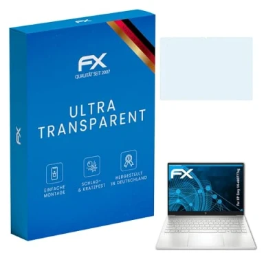 Abbildung von atFoliX Schutzfolie kompatibel mit HP Envy 14 eb0777ng Folie, ultraklare FX Displayschutzfolie (2X)