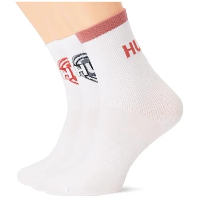 Abbildung von HUGO Valentine 3 PACK Socken, Damen, Größe: 35 38, White
