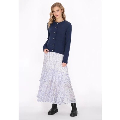 Abbildung von Strickjacke SCHMUDDELWEDDA XL/XXL / Navy 44% Polyamide 34% Acrylic 22% Polyester