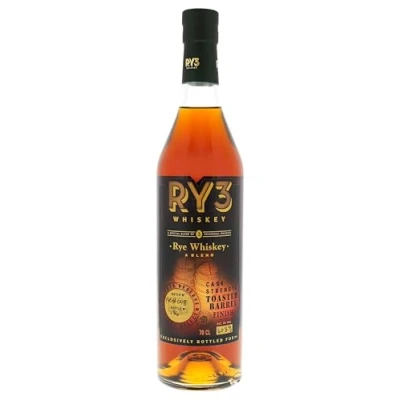 Abbildung von Ry3 Blended Rye Whiskey 700 ml Cask Strength Toasted Barrel Finish 60,80% Volume Premium Whisky aus den USA