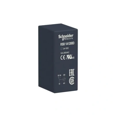 Abbildung von Steckerrelais 1C/O 12A 24VDC
