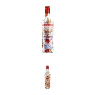 Abbildung von Rushkinoff Vodka &amp; STRAWBERRY 1,0 Liter + Caramel