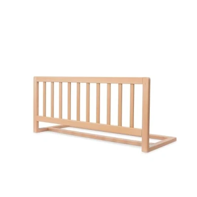 Abbildung von Ehrenkind® Rausfallschutz Bettgitter für Kinder Massivholz Buche Bettschutzgitter Kleinkinder &amp; Babys Werkzeuglose Montage Höhenverstellbar Natürlich Sicher 90cm Natur