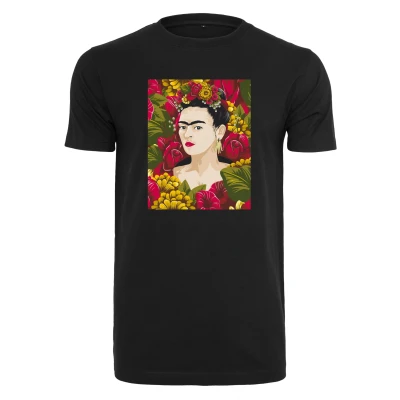 Abbildung von Merchcode Kurzarmshirt &quot;Merchcode Damen Ladies Frida Kahlo Portrait Tee&quot;