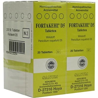Abbildung von Fortakehl D 5 Tabletten 10X20 St