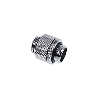 Abbildung von Alphacool 17245 Eiszapfen Doppelnippel drehbar G1/4 AG auf Chrome Wasserkühlung Anschlüsse