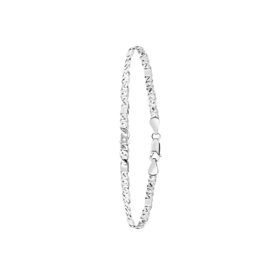 Abbildung von Lucardi Zilveren Armband Gourmetschakel silvercoloured, Herren, Größe: 19cm, Silver coloured