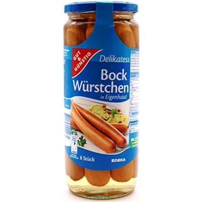 Abbildung von Gut &amp; Günstig Delikatess Bock Würstchen, 6er Pack (6 x 720g)