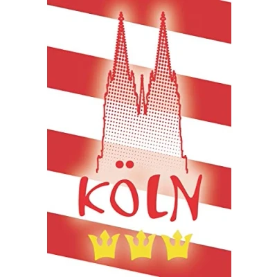 Abbildung von KÖLN: Kölner Dom Kölle A5 Kariert (Kästchen) 120 Seiten Notizbuch Tagebuch Tagesplaner Wochenplaner Planer Geschenk