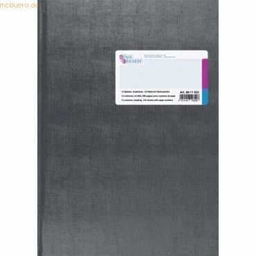 Abbildung von K+E Spaltenbuch A4 mit Kopfleiste 13 Spalten 144 Blatt hellblau