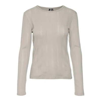 Abbildung von Vero Moda Damen Vmlisa Ls Top JRS Noos, Pumice Stone, M